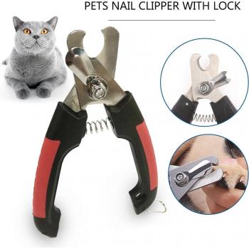 Dog and Cat Nail Clipper with Lock