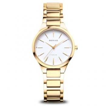 Bering Titanium Dameswatch 30 mm Wit