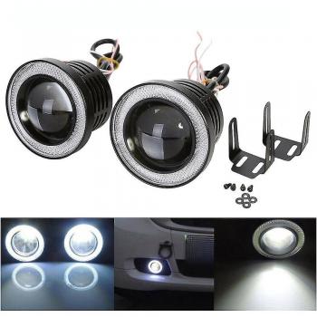Lampes de Brouillard Universelles LED Angel Eyes 3 pouces (2 pcs)
