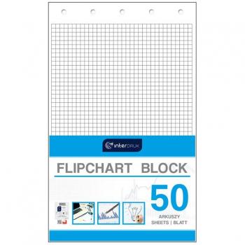 Blok flipchart 64x100/20 kratka Interdruk