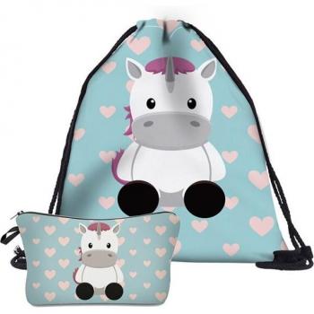 Mädchen Einhorn Schulranzen Duo