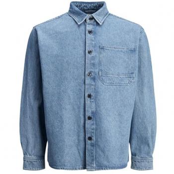 Light Blue Cotton Button-Up Shirt - IT52 | XL