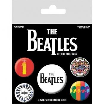 Badge Collectif Les Beatles – Série de 5 Édition Unique