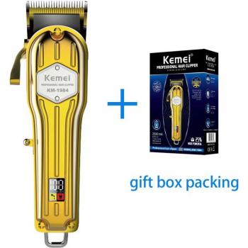Cortadora de pelo Kemei recargable
