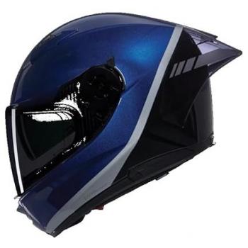 Integralhelm Nolan N60-6 Sport Blau-Schwarz-SILBER