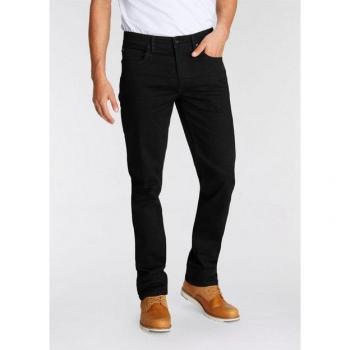 AJC Straight Jeans Gr. 33 Länge 32 – Schwarz, gerade geschnitten, Low‑Rise, 98% Baumwolle, 2% Elasthan