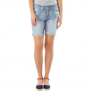 Urban Surface Damen Denim-Bermuda für den Sommer – Light Blue, Größe S