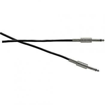 Black 35 mm Mono Audio Plug Connector
