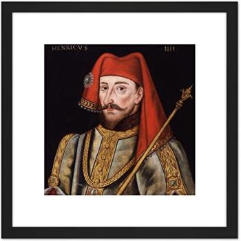 Henry IV of England – 8”×8” Wooden Frame Art Print