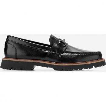 Cole Haan para hombre. C39133 Mocasines de piel American Classics Bit Loafer negro (42)