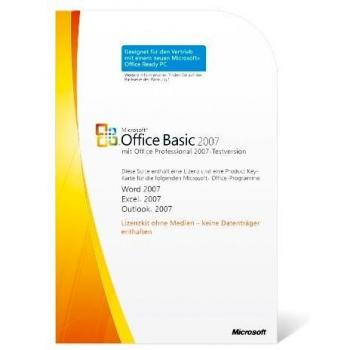 Microsoft Office Basic 2007 (Lizenz)