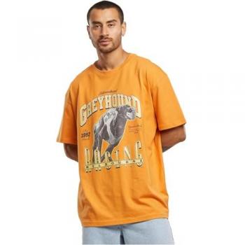 Mister Tee Herren Oversize T-Shirt Windhundrennen - 175085, Orange, (XXL)