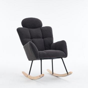 Okwish 055 Sedia d’angolo con seduta imbottita – Grigio Scuro