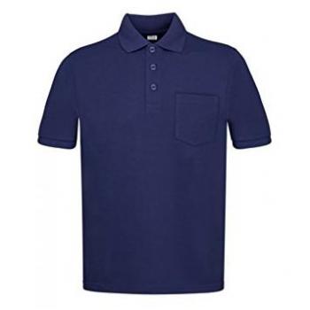 POLO PIQUE MANGA CORTA MARINO TALLA L