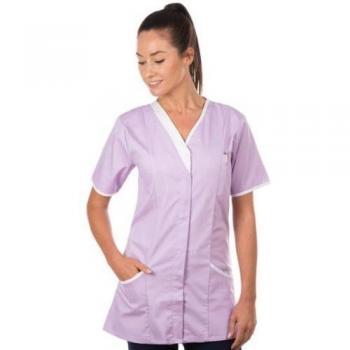 Tunique Médicale Daisy pour Femmes Premier 24 UK Blanc/Naval