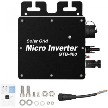 Microinverter Solare 400W con Connessione a Rete e App WiFi
