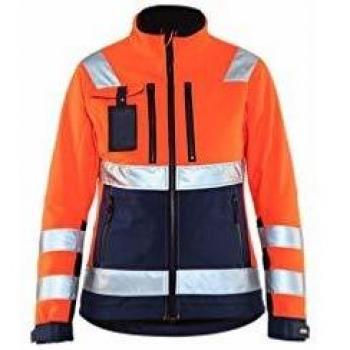 Giacca Softshell Donna Alta Visibilità L – Giallo Neon
