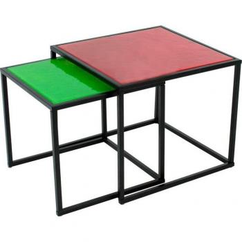 Couchtisch Paroli (Set mit 2 Stühlen) – quadra