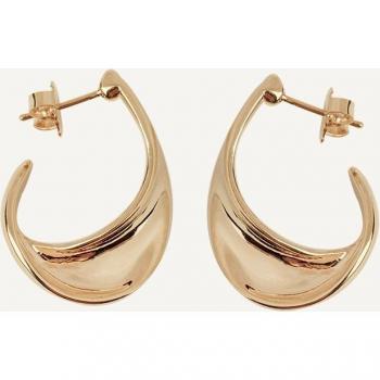 Aros retorcidos XXL – Oro chapado Vidal & Vidal