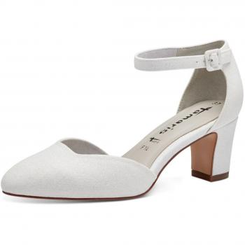 Tamaris Hochzeits-Pumps in Weiß