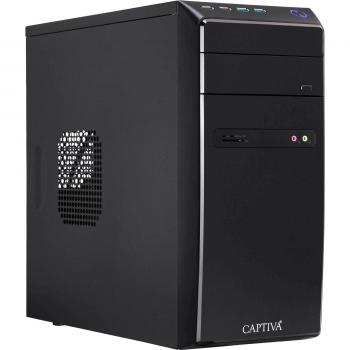 Captiva Power Starter I57‑546 – Intel Pentium Gold G6400, 8 GB DDR4, 1 TB totale (HDD+SSD), UHD 610, Windows 11 Home (nero)