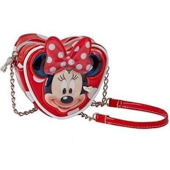 Bolso Minnie Disney Blanco con Manchas de Corazón