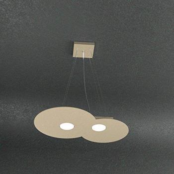 Plafoniera top light four squares 1162 led 6400lm lampada soffitto ultramoderna, finitura metallo bianco