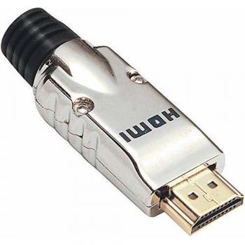 BKL Electronic - 0905002 Connettore HDMI Spina dritta Argento 19 Poli 1 pz