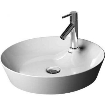Duravit Vasque à poser Cape Cod 2328482600 blanc poli / blanc mat, ∅ 48 cm, sans trop-plein