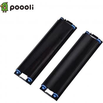 Poooli Thermotransferband Verbrauchsmaterial, 2 Rollen für Poooli A4 Drucker