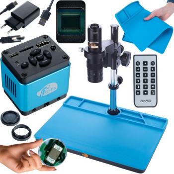 MCEP Earth Pro 0.5x Microscope Kit with Aquarius PRO Camera, HDMI/USB-C 8.29 MP – Accurate Viewing Bundle
