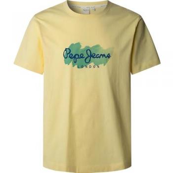 T-shirt Pepe Jeans “Milton” Giallo Chiaro