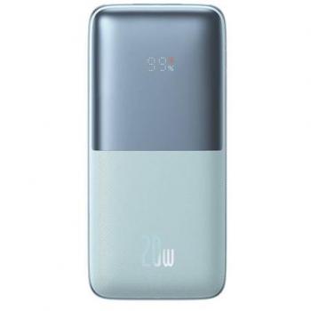 Baseus Bipow Pro (10000 mAh, 20 W, 20 Wh), Powerbank, Blau