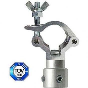 Fissaggio truss 5cm con clamp e adattatore