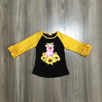 Bébé Chic – Vêtement Femme T‑shirt Coton Tournesol