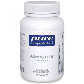 Pure Encapsulations Ashwagandha 60 Capsules - Pure Encapsulation Formula for Stress Relief and Adaptogenic Support