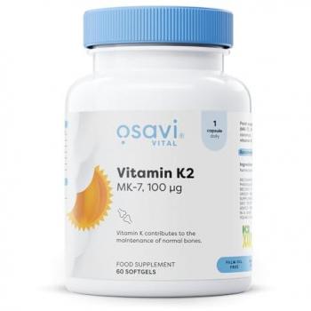 Suplemento de Vitamina K2 MK-7 100mcg - 60 Cápsulas