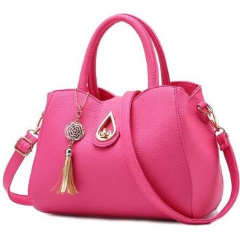 Water Droplets Sequined Messenger Bag