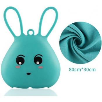 Chill Face Towel 30x80cm - Instant Cooling with Silicone Case