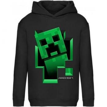 Felpa Minecraft CreaCreeper Black Kids Inside