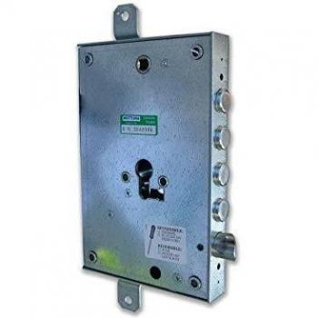 Serrure Applique Triple Sécurisée pour Portes Blindées 206 x 136 mm