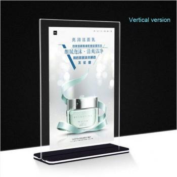 L-shaped Table Card Display