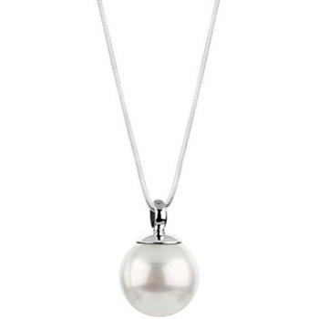 Nenalina - Nenalina Halskette Muschelkernperle Perlen-Anhänger 925 Silber Ketten 1 ct Damen (79.99 / 1 ct)