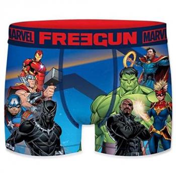 Freegun Boxers Microfibre pour Hommes – Bleu Ciel, Size Small