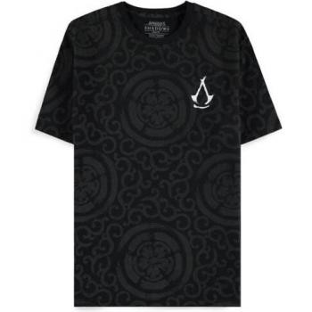 T‑Shirt Gaming Assassin’s Creed Shadows : Club Kanji – Taille S‑XL – Noir