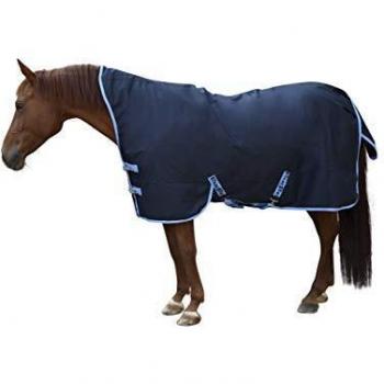 Kerbl Pferdedecke RugBe HighNeck 135/185 cm in Blau