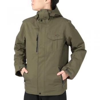 Giacca con cappuccio Oakley Core Divisional RC verde oliva scuro - M