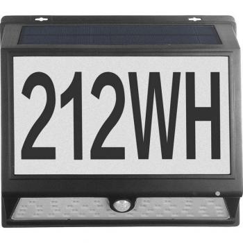 Ezsolar LED Hausnummernlicht mit Buchstaben