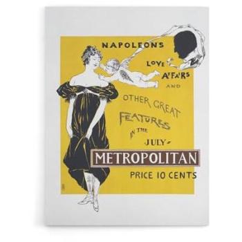 Metro Advertising Canvas Art – Napoleon Love Affair, 12x16
