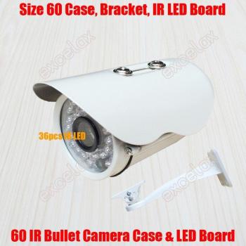 Aluminum Alloy IP66 Outdoor Camera Case with 36 IR LEDs
